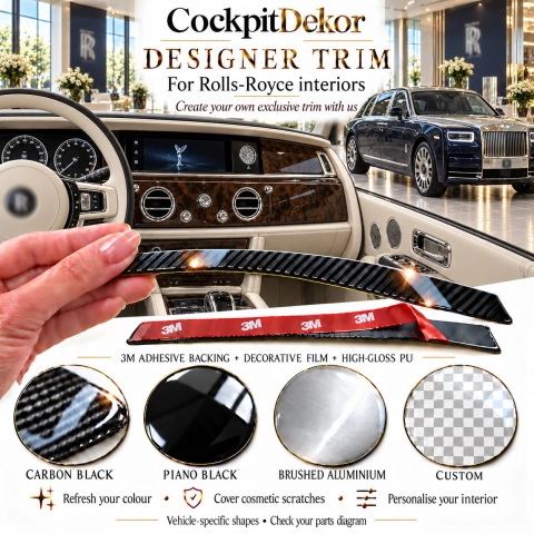 Rolls-Royce Ghost II Standard Axle 2015 – Designer Trim – Complete interieurset