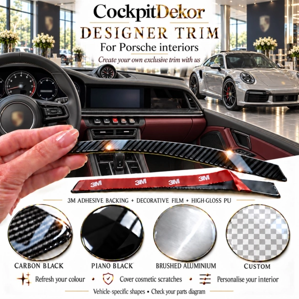 Porsche 911 2019 – Designer Trim – Kit intérieur complet