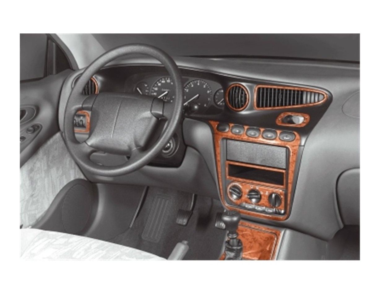 Daewoo Leganza 09.1997 3M 3D Interior Dashboard Trim Kit Dash Trim Dekor 18-Parts