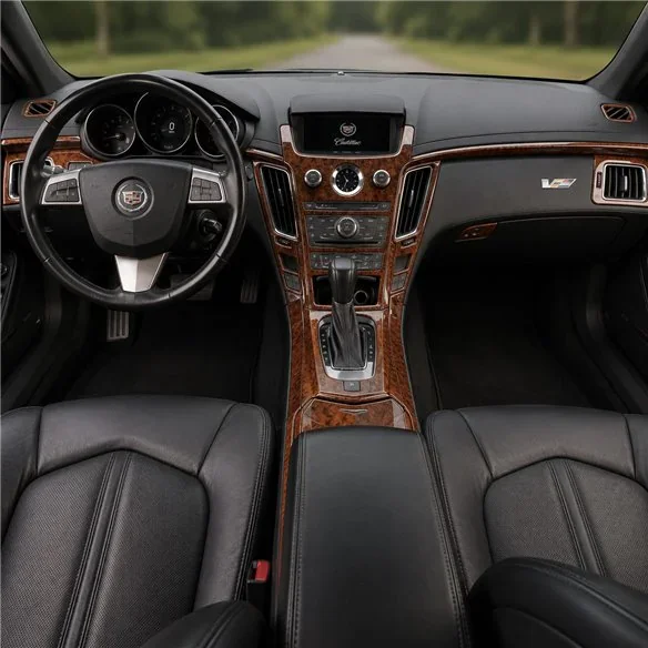 Cadillac CTS 2008+ Komplettset 3D Armaturenbrett-Dekor-Set