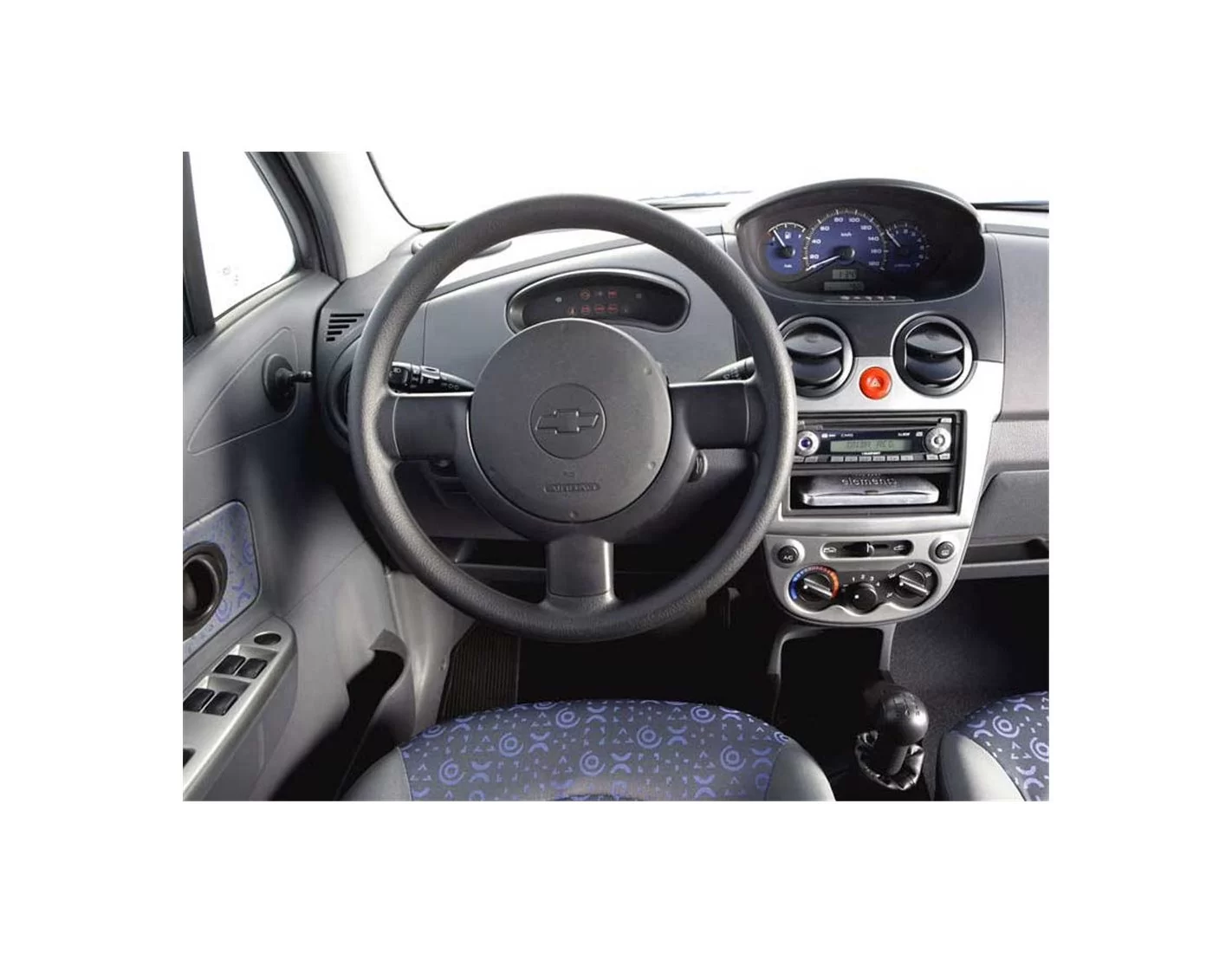 Daewoo Matiz 01.2005 3D Decor de carlinga su interior del coche 13-Partes