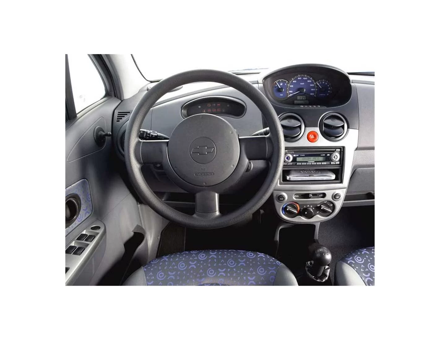 Daewoo Matiz 01.2005 3M 3D Interior Dashboard Trim Kit Dash Trim Dekor 13-Parts