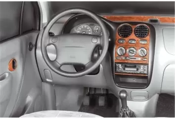Daewoo Matiz 08.98-01.05 3D Decor de carlinga su interior del coche 11-Partes