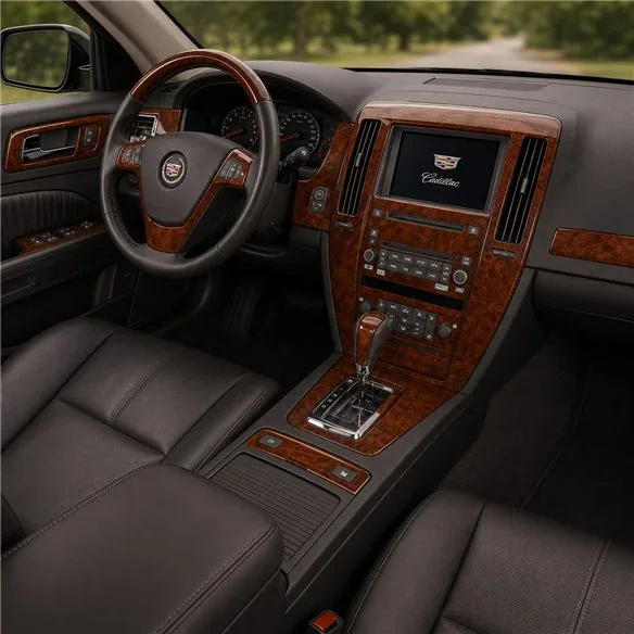 Cadillac STS 2008-2012 Full Set, with navigation, without navigation 3D dashboard trim kit