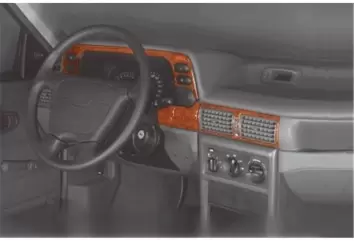 Daewoo Nexia 02.95-05.97 3D Decor de carlinga su interior del coche 12-Partes