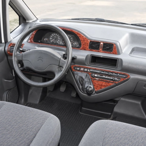 Citroen Jumpy 1996-2006 3D Cockpit Dekor Interieurleisten Set 9-teilig