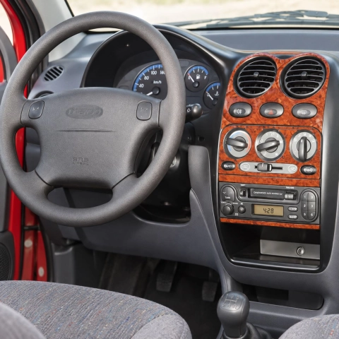 Daewoo Matiz 1998-2005 kit 3D de molduras interiores para salpicadero 11 piezas