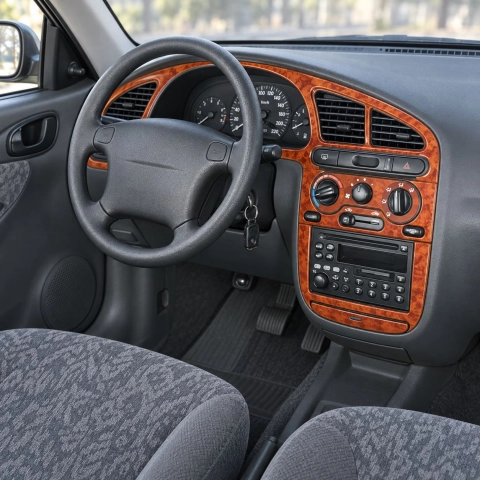 Daewoo Lanos 1997-heute 3D Cockpit Dekor Interieurleisten Set 11-teilig