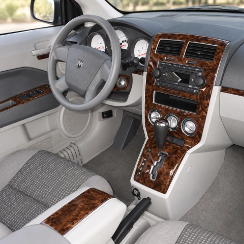 Dodge Caliber 2007-2009 3D Cockpit Dekor Interieurleisten Set 24-teilig