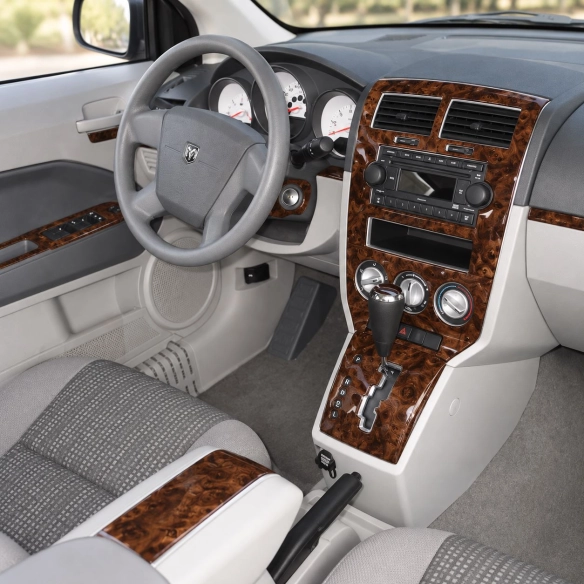Dodge Caliber 2007-2009 interieur dashboard decoratieset dashboard decor 24 delen