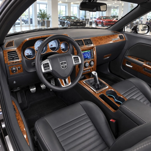 Dodge Challenger 2011-2015 kit de molduras interiores para salpicadero 42 piezas