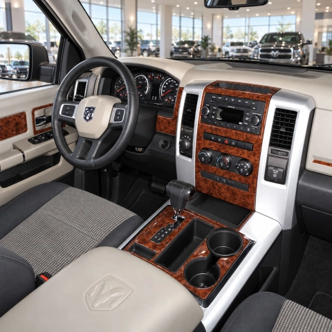 Dodge Ram 1500 2009-2012 3D Cockpit Dekor Interieurleisten Set 35-teilig