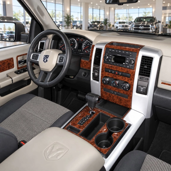 Dodge Ram 1500 2009-2012 interieur dashboard decoratieset dashboard decor 35 delen