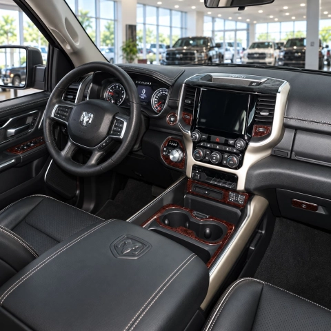 Dodge Ram 1500 2020-2023 3D Cockpit Dekor Interieurleisten Set 20-teilig
