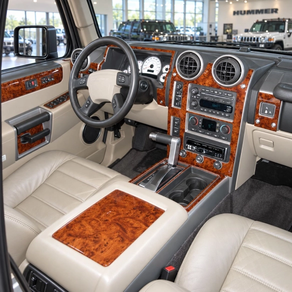 Hummer H2 2003-2007 Full Set, Without Sunroof Interior Dashboard Trim Kit Dash Trim Dekor