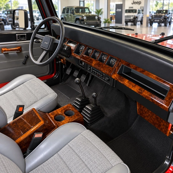 Jeep Wrangler 1987-1996 Full Set interieur dashboard decoratieset dashboard decor