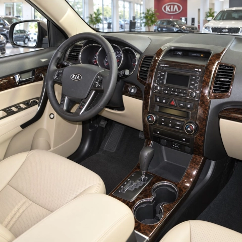 KIA Sorento 2011-Actualidad juego completo, Aircondition, With UVO Radio kit de molduras interiores para salpicadero
