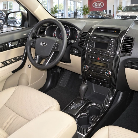 KIA Sorento 2011 - à aujourd’hui kit complet, commande de climatisation, avec UVO Radio kit décoration intérieure tableau de bor