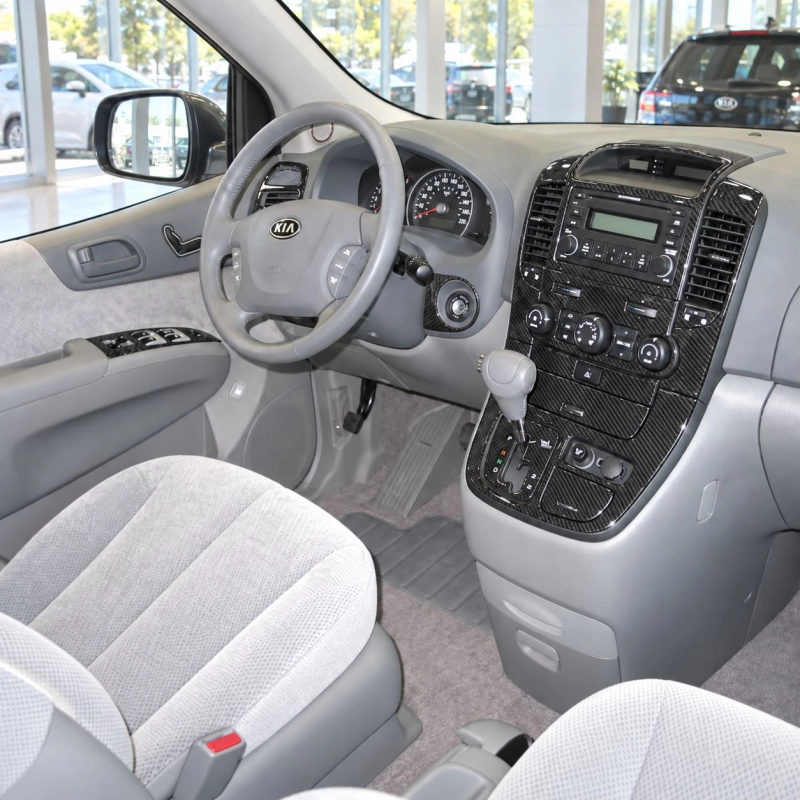 Kia Carnival 2005-2014 kit de molduras interiores para salpicadero 26 piezas