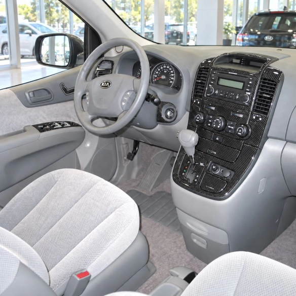 Kia Carnival 2005-2014 Interior Dashboard Trim Kit Dash Trim Dekor 26 Parts