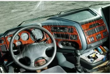 Daf 95 XF 04.1997 3D Decor de carlinga su interior del coche 12-Partes