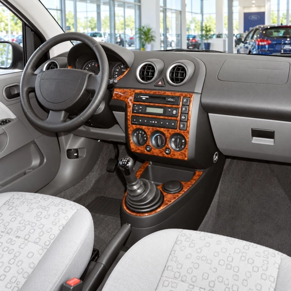 Ford Fiesta 2002-2005 3D kit décoration intérieure tableau de bord 7 pièces
