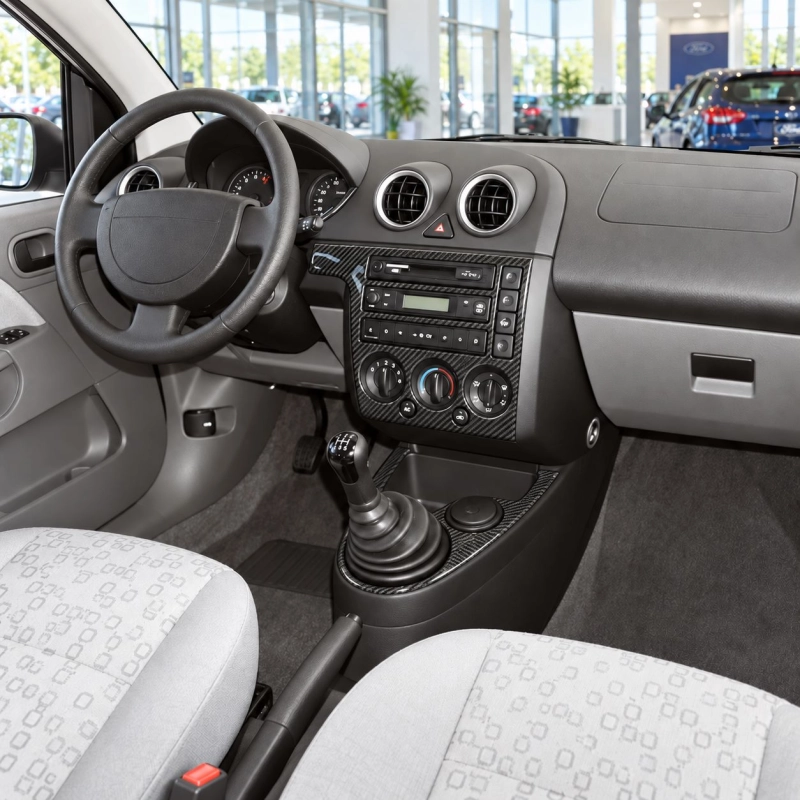 Ford Fiesta 2002-2005 3D interieur dashboard decoratieset dashboard decor 7-delen