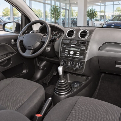 Ford Fiesta 2005-2010 kit rivestimento cruscotto e interni 3D 10 pezzi