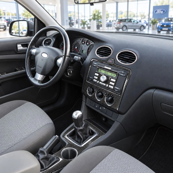 Ford Focus 2004-2010 kit rivestimento cruscotto e interni 3D 5 pezzi