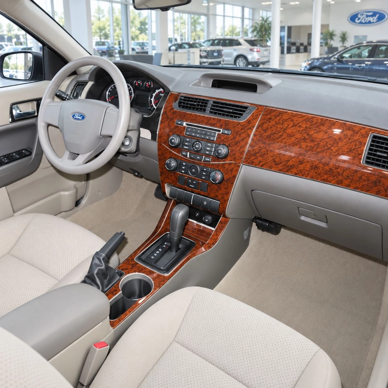 Ford Focus 2008-2011 juego completo, 3 and 5 Doors kit de molduras interiores para salpicadero