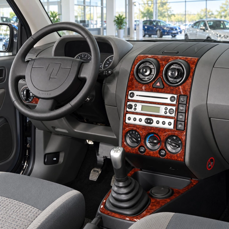Ford Fusion 2002-2005 3D Cockpit Dekor Interieurleisten Set 5-teilig