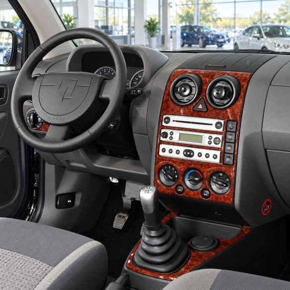 Ford Fusion 2002-2005 3D kit décoration intérieure tableau de bord 5 pièces