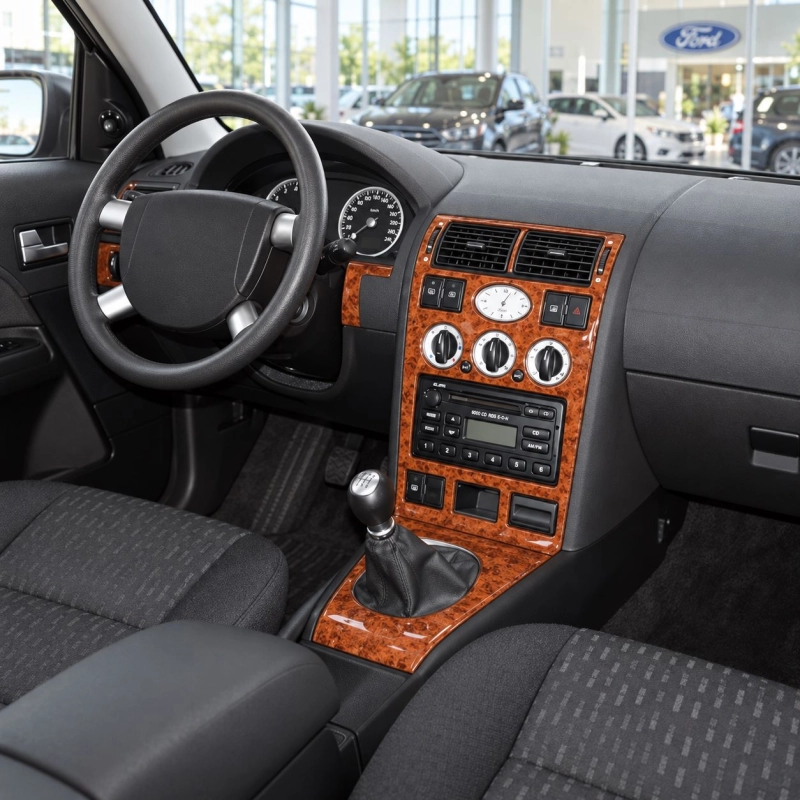 Ford Mondeo 2000-2003 kit rivestimento cruscotto e interni 3D 8 pezzi