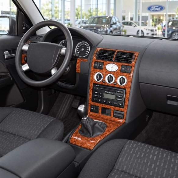 Ford Mondeo 2000-2003 kit rivestimento cruscotto e interni 3D 8 pezzi