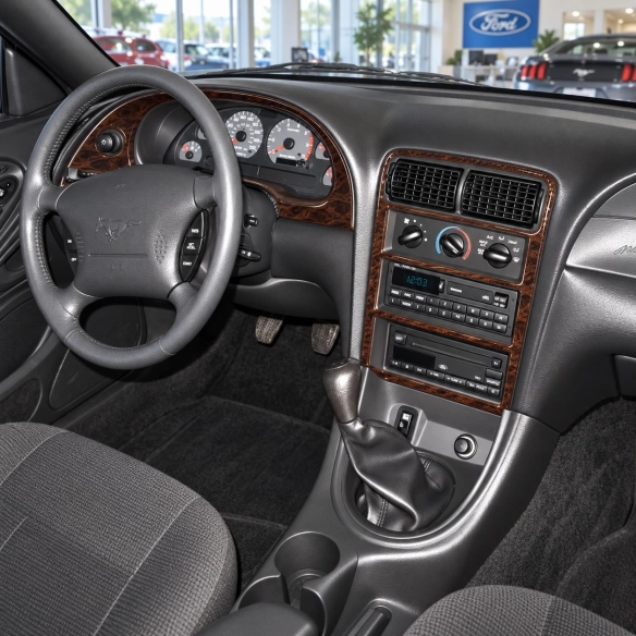 Ford Mustang 2001-2004 Folding roof-Cabrio, juego completo kit de molduras interiores para salpicadero