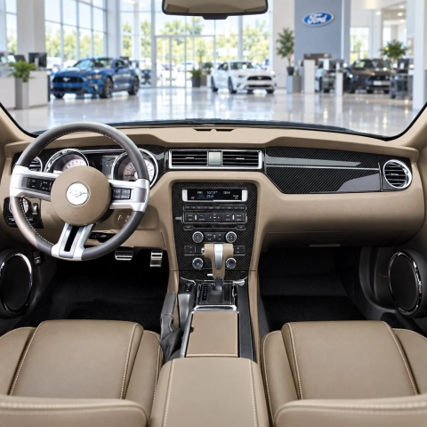 Ford Mustang 2010-2015 kit décoration intérieure tableau de bord 24 pièces