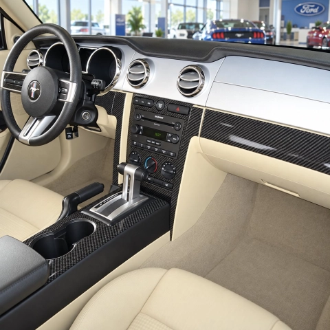 Ford Mustang 2005-2009 Soft roof-Coupe, kit de base kit décoration intérieure tableau de bord
