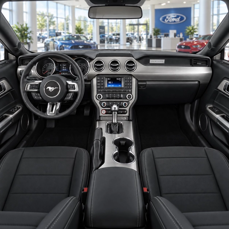 Ford Mustang 2015-2023 3D Cockpit Dekor Interieurleisten Set 67-teilig
