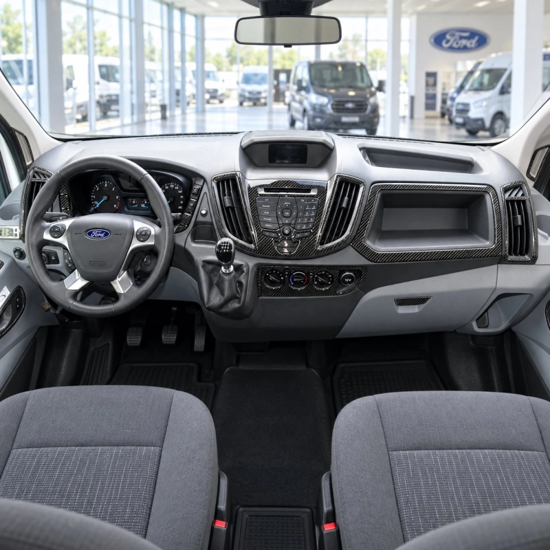Ford Transit 2014-heden 3D interieur dashboard decoratieset dashboard decor 23-delen