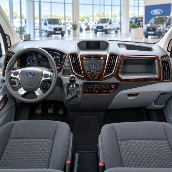 Ford Transit 2014-heute 3D Cockpit Dekor Interieurleisten Set 23-teilig