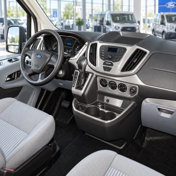 Ford Transit Dlux 2014-UP 3D Interior Dashboard Trim Kit Dash Trim Dekor 20-Parts