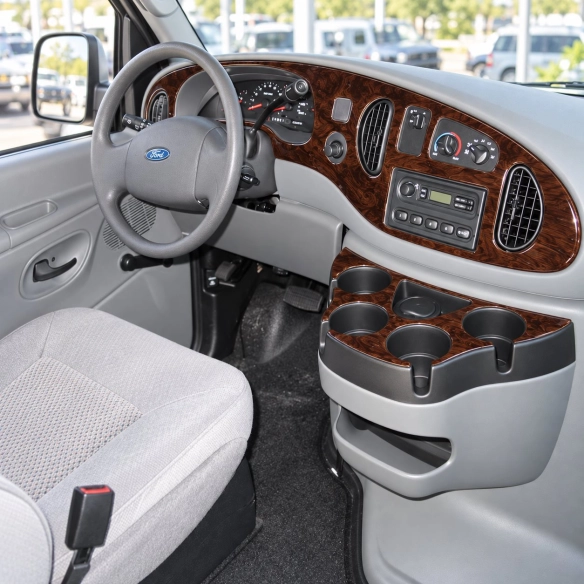 Ford E-Series E-Van 2008-2011 kit de molduras interiores para salpicadero 10 piezas