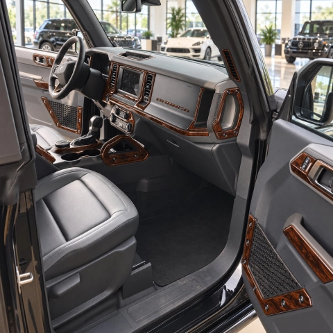 Ford Bronco 2021-2024 3D Cockpit Dekor Interieurleisten Set 56-teilig
