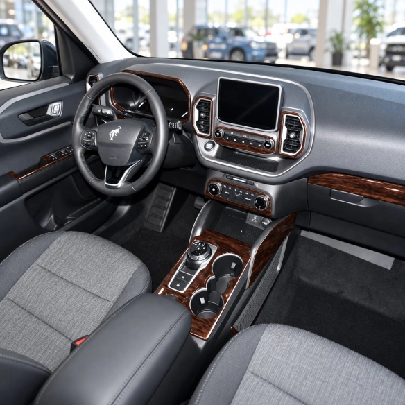 Ford Bronco Sport 2021-2024 kit 3D de molduras interiores para salpicadero 29 piezas