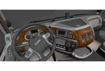 Daf XF 105 01.2006 3D Decor de carlinga su interior del coche 13-Partes