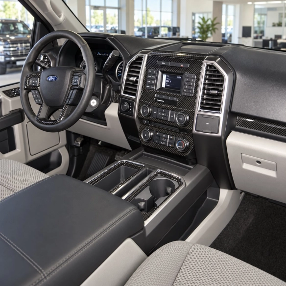 Ford F-150 SuperCab 2018-2020 kit de molduras interiores para salpicadero 39 piezas