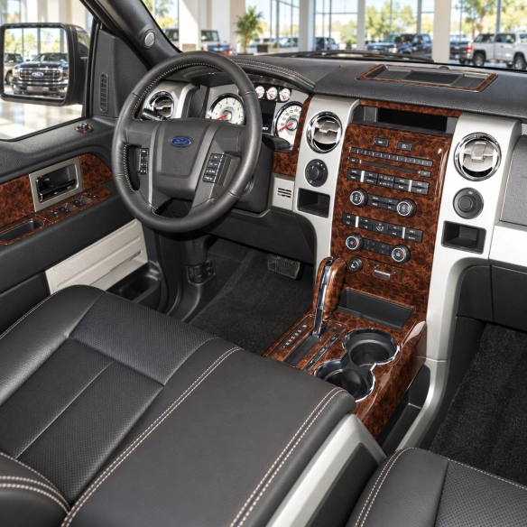 Ford F-150 2009-heden Full Set fits 2-? and 4-? Doors versions interieur dashboard decoratieset dashboard decor
