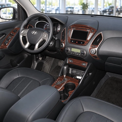 Hyundai Tucson 2014-2015 Full Set, Without NAVI, Limited Model Interior Dashboard Trim Kit Dash Trim Dekor