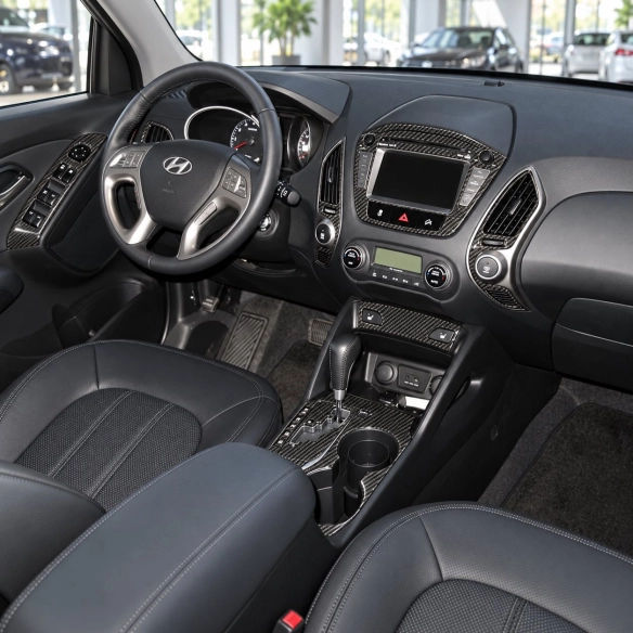 Hyundai Tucson 2014-2015 Full Set, Without NAVI, GLS Model Interior Dashboard Trim Kit Dash Trim Dekor