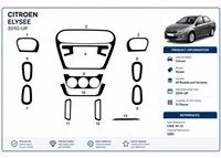 Citroen Elysee 2010+ kit cruscotto 3D, 12 pezzi